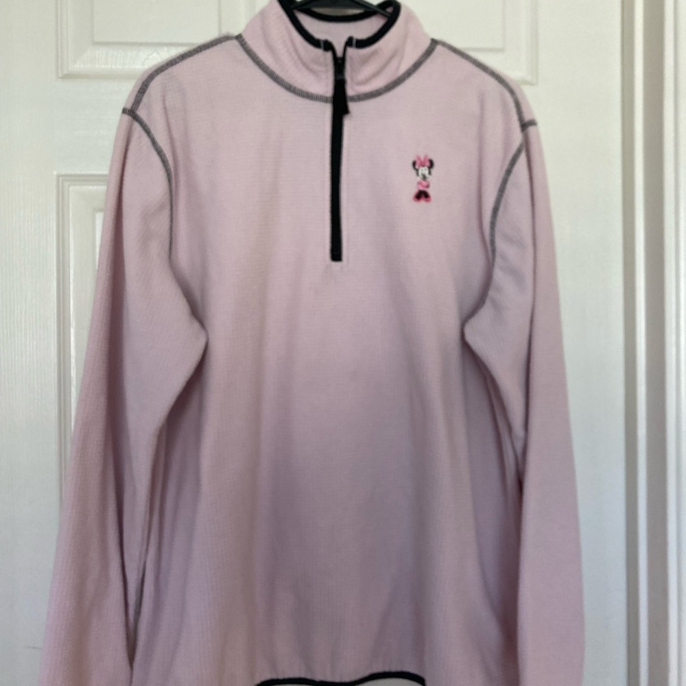 Disney Minnie Mouse Sweater light pink with black trimming